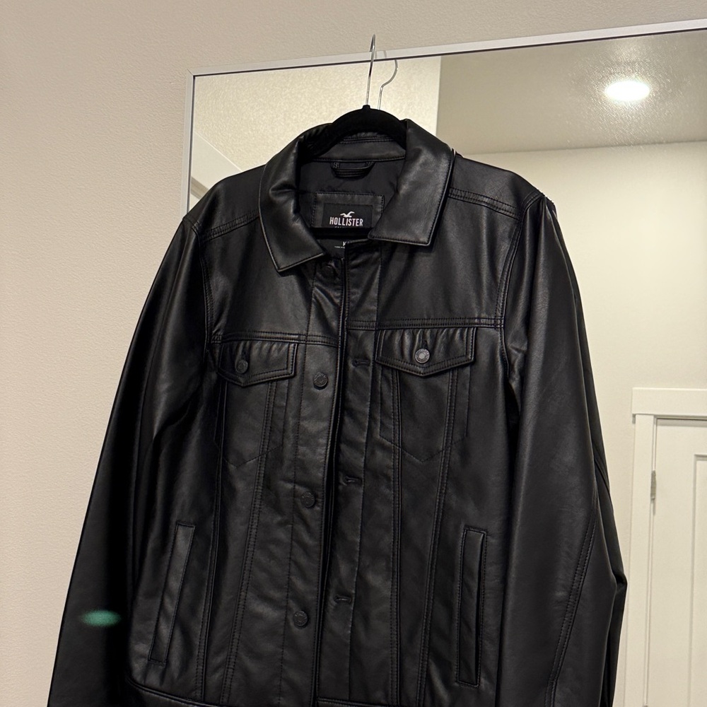 🔥Hollister Men's Black Jacket